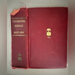 Psychopathia Sexualis by Dr Richard von Krafft-Ebing Vintage Book 1934